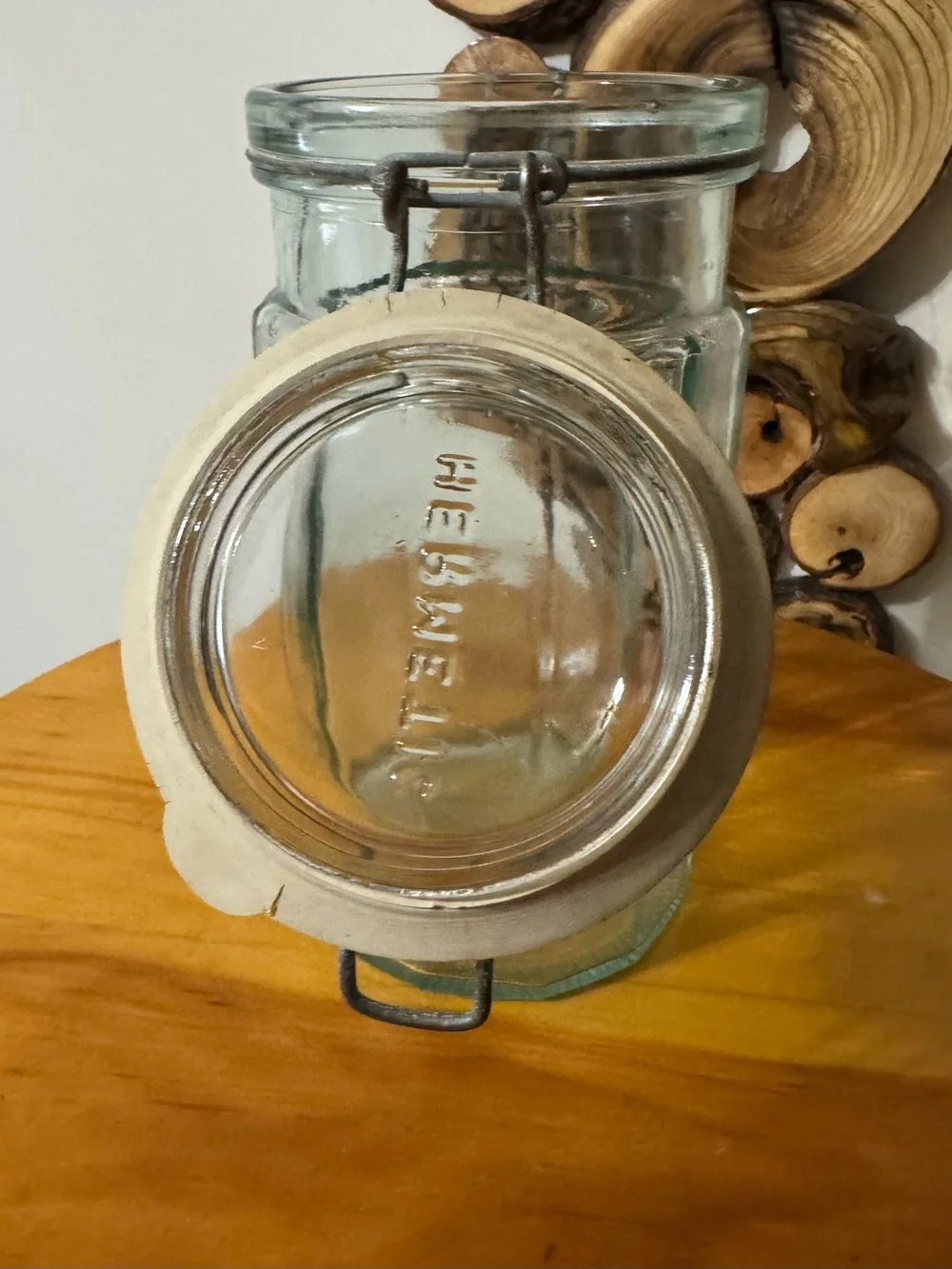 VINTAGE HERMETIC LITER HINGED CONTAINER